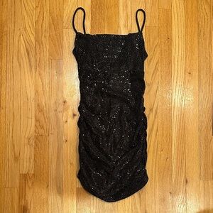 Urban Outfitters Black Sequin Dress